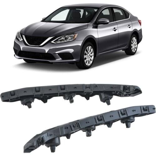 NEW-2Pcs for 2016 2017 2018 Nissan Sentra Sylphy Front Bumper Brackets Retainers Left Right 62225-4AF0A 62224-4AF0A