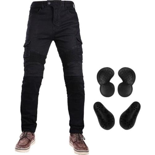 NEW STYLE Motorcycle Jeans motorcycles and Scooter fall-proof wind-proof stretch slim-fit overalls for four seasons