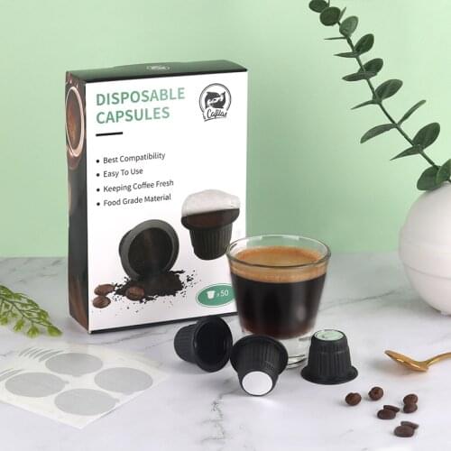 Disposable Coffee Capsule For Nespresso Coffee Filter Cup Food Package Cafe Supplies Pill bottle