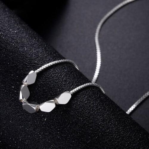 Wholesale Charms silver color women necklace jewelry lady fashion cute wedding necklace jewelry Christmas gifts LN058