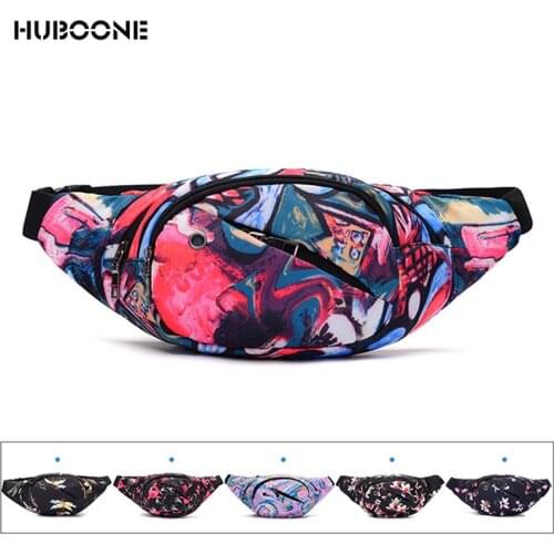 2018 New Fanny Pack for Women Men Waist Bag 3D Colorful Belt Bag Women Money Phone Bum Bag Mens Banana Waist Bags Men Heuptas