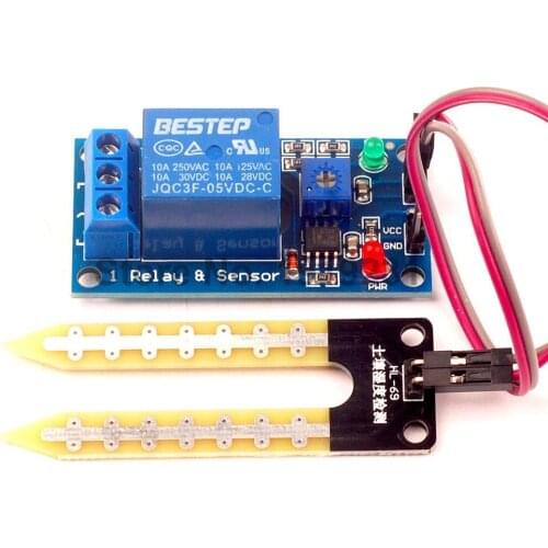 NEW DC 5V soil moisture sensor relay control module Automatic watering of the humidity starting switch