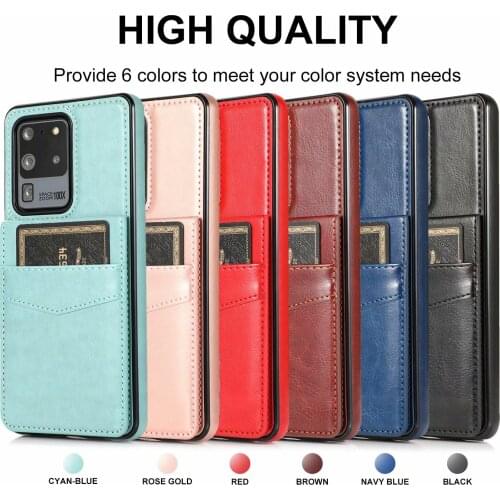 YXAYN Luxury Leather Wallet Phone Back Cover For Samsung Galaxy S20 Plus Ultra S10E S9 10 Plus Note 9 10 Plus S21 Plus Ultra