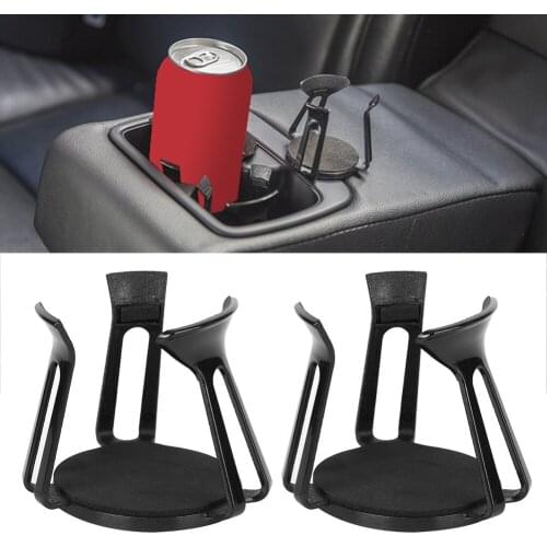 Universal High Quality Plastic 2pcs Car Interior Water Cup Holder Paste Brand New Fixer Stopper Drink Bottle Stand Accessory