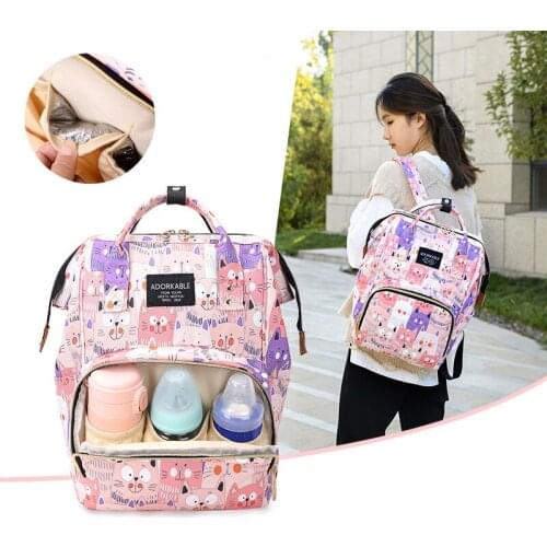 Large Capacity Baby Diaper Bag Mummy Bag Maternity Nappy Bag Outdoor Travel Backpack Nursing Bag for Baby Care Diaper Organizer