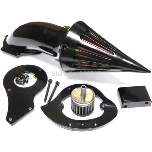 Spike kit Air Cleaner Black For Honda Shadow Intake Filter VT600C 1999 - 2007 Steed VLX VT 600 Delux 1999 - 2009 CRUISER