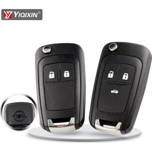 YIQIXIN High Quality Folding For Buick Opel Vauxhall Insignia Astra Zafira Mokka Adam Remote Car Key Shell Cover Case 2/3 Button