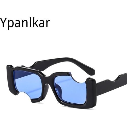 2021 Gap Square Sunglasses For Women 2021 Luxury Brand Designer Fashion Candy Color Sun Glasses Men Personality Shades