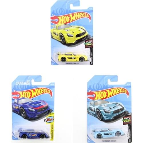 2019 Original Hot Wheels Mini Alloy Coupe 16 MERCEDES-BENZ -AMG GT3 1/64 Metal Diecast Model Car Kids Toys Gift