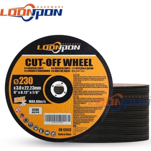 230mm/9inch Resin Cut Off Wheels Metal Cutting Disc Wheel Dremel Grinder Rotary Tool 1/3/5pcs