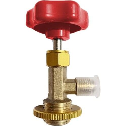 T3ED Car Refrigeration 1/4 SAE Auto AC Can Tap Valve Bottle Opener For R134a Low Pressure Gas Refrigerant Air-conditioning