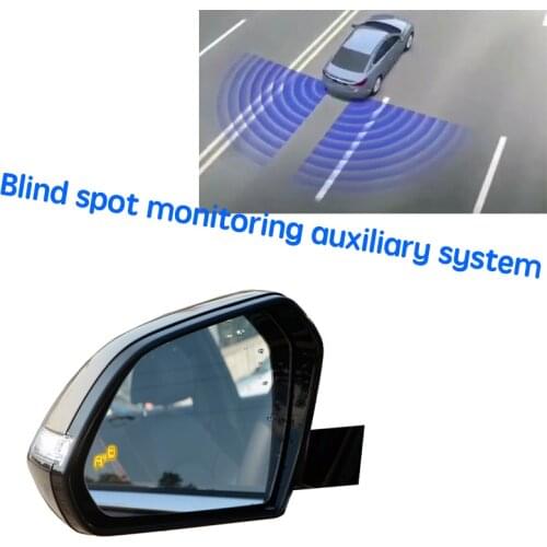 Car BSD BSM BSA Blind Area Spot Warning Drive Mirror Rear Radar Detection System For Hyundai Sonata LF 2014~2019