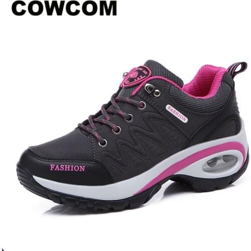 COWCOM 2021 Sport Shoes Women Shoes Sneakers Air Hiking Shoes Leisure Increased Cushion Shoes Shoes For Women LCH