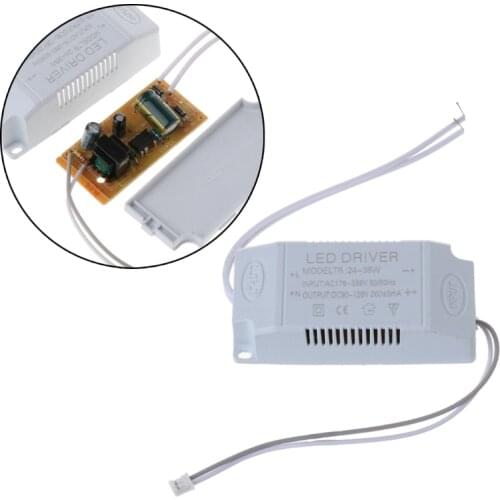 220V LED Constant Current Driver 24-36W Power Supply Output External For LED