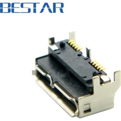 Micro USB 3.0 USB3.0 10pin Female Socket Receptacle Board Mount SMT Type 5.2mm Height for USB Hard Disk