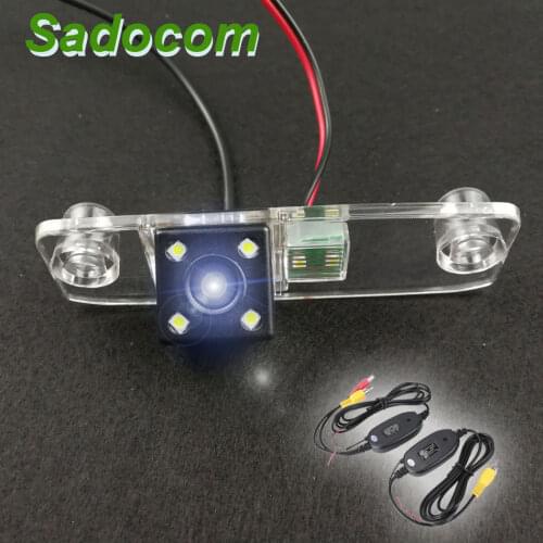 For Hyundai Elantra Accent Tucson Veracruz Sonata Terracan Car CCD 4 LEDs Night Vision Backup Parking Reversing Rear View Camera