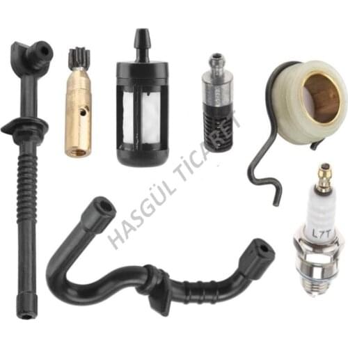 Hsgl Stıhl Motorlu chainsaw Ms 170 Oil pump gear Hose Filter Spark Plug Set