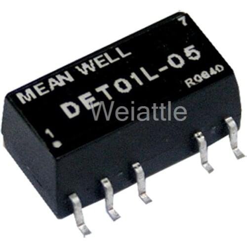 MEAN WELL original DET01M-15 12V 33mA meanwell DET01 5V 1W DC-DC Unregulated Dual Output Converter