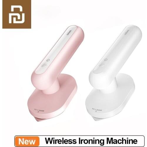 Youpin Mini Wireless Steam Iron USB Recharging 90 Degree Rotating Handle Smart Power Off Garment Steamer Travel Cute Iron
