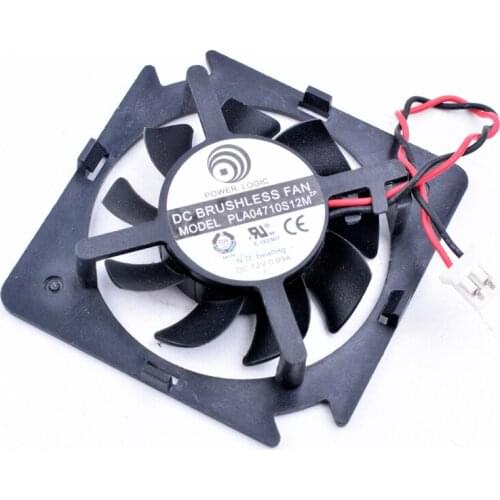 Original power PLA04710S12M 12V 0.09A ATI HD5450 graphics card single leaf cooling fan