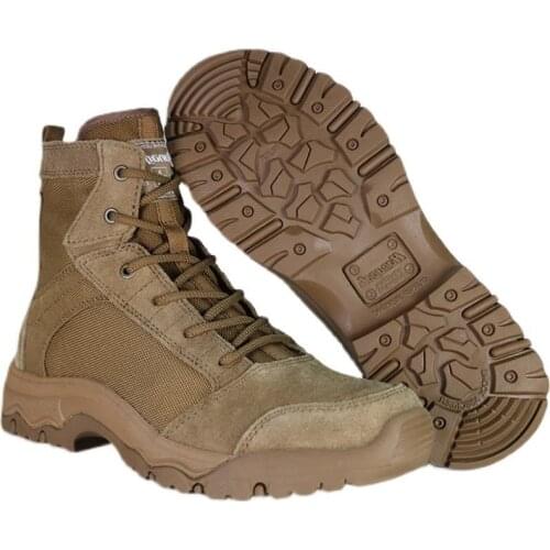 4 Seasons Top Layer Cowhide Lightweight Desert Hiking Boots Outdoor Climbing Trekking Combat Training Army Fans Tooling Shoes