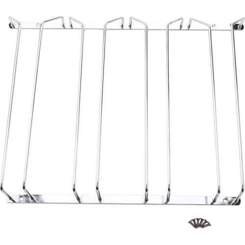 Under Cabinet Stemware Wine Glass Holder Storage Rack 2.17 Inch Deep