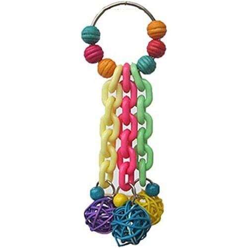Parrot toys toy bird Plastic chain Vine Bal strings Bird bite toys