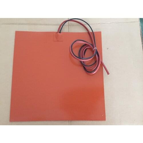 Silicone heater riscaldatore letto 250x250mm 150W 12v per kossel pro stampante 3d installare NTC100k termistore Warming Products