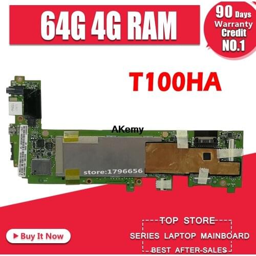T100HA Motherboard 4G RAM 64G SSD For Asus T100H T100HA T100HN T100HAN Laptop motherboard T100HA Motherboard test 100% OK