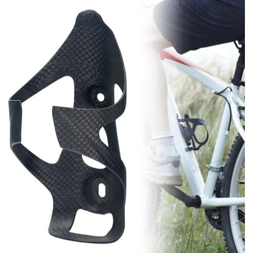 Bike Accessories Bicycle Lightweight Bike Water Bottle Cage Full Carbon Fiber Drink Cup Holder Handlebar for Outdoor Cycling