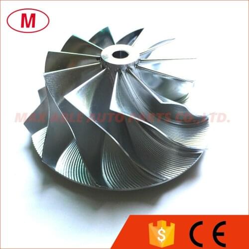 KP39 39.50/52.00mm 11+0 blades High Performance Turbo Billet Compressor wheel/Aluminum 2618/Milling compressor wheel