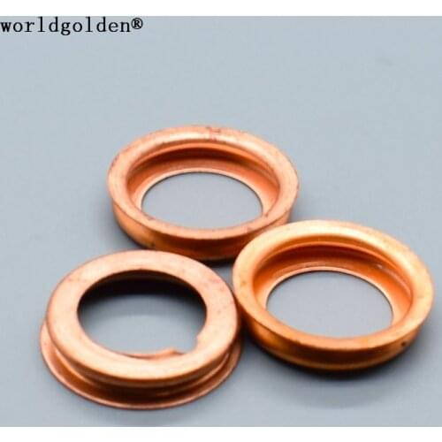 Worldgolden 100pcs auto metal 1#Washer Thickness:3.2mm for Nissan#11026-01M02
