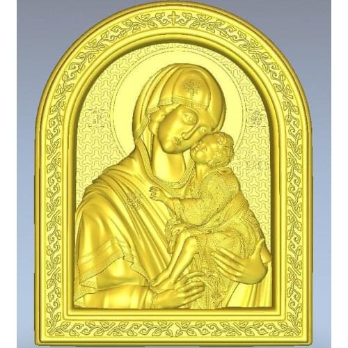 3d model relief for cnc in STL file format Icon_Bogorod