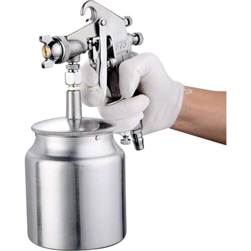600ml Silver Paint Sprayer HVLP Spray Paint Machine with 1.5 mm Nozzle Handle