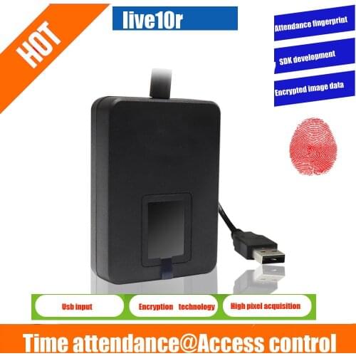 Free SDK Support Windows Android Zk9500 or Live10R ZK live10R USB Fingerprint Reader Usb Scaner Biometric Fingerprint Sensor