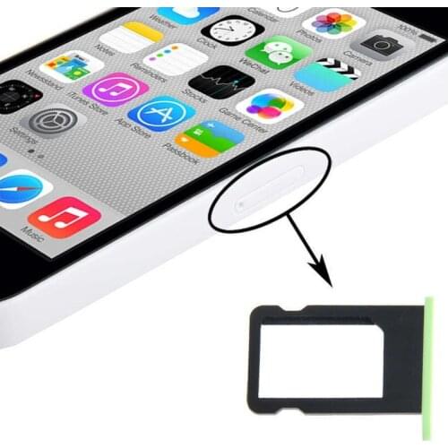 Sim card holder for Iphone 5C green Slot ladder cart tray replacement