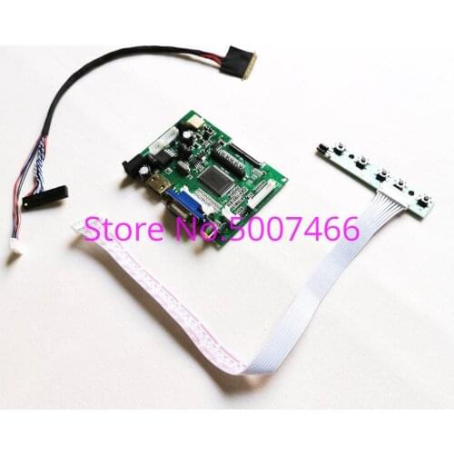 For LTN156AT24-401/501/801/B01/C01/F01 1366*768 LVDS 40-Pin 15.6" WLED LCD screen VGA+2AV display controller drive card kit