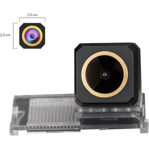 Misayaee Golden HD Car Rear View Reverse Camera Plate Light for Citroen DS 5 DS5 2012~2018