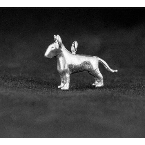 Trendy Vintage Bull Terrier pendant necklace women Animal jewelry statement necklace men cs go online shopping