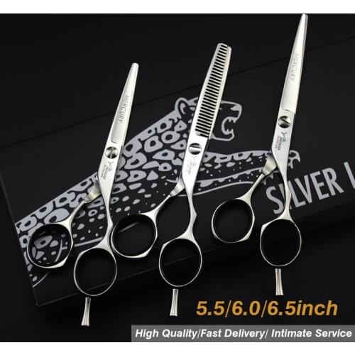5.5/6.0/6.5 inch Professional hair Barber scissors set Cutting Scissors and Thinning Scissors hair care & styling tools