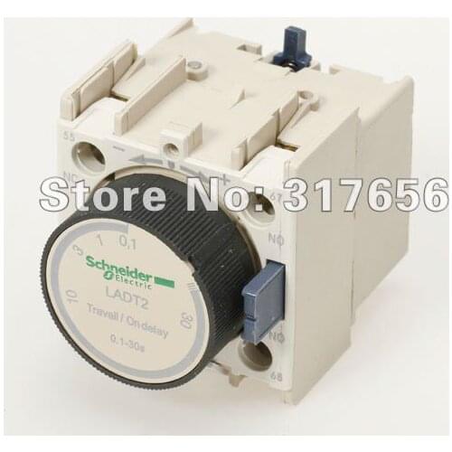NEW Time Delay Block LADT2 0.1-30s 10A for use with Contactor