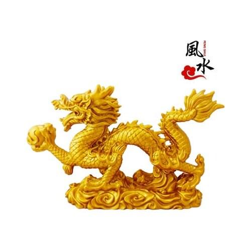 New twelve zodiac dragon imitation copper dragon Hanlong lucky town house opening Home Furnishing jewelry crafts decoration