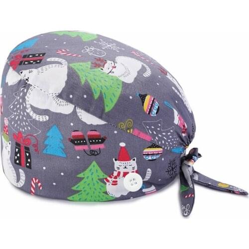 New Unisex Dentist Dust Hat Adjustable Laboratory Work Hat Beauty Salon Baotou Cap Pet Beauty Salon Scrubs Dust Cap Anti-smoke