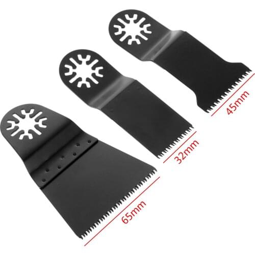 3Pc/set E-cut Oscillating Multitool Saw Blade for Multimaster Renovator Power Tool Bosch Dremel TCH Fein Wood Cutting 32+45+65mm