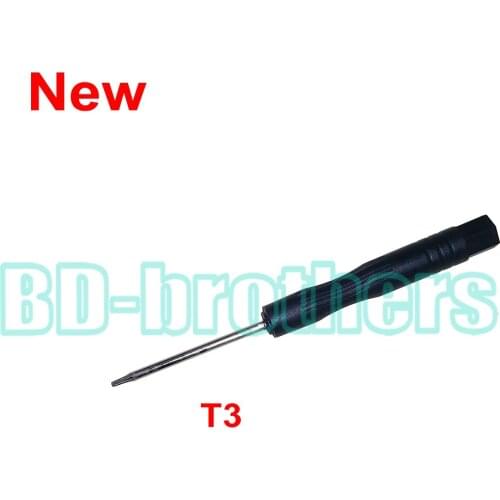 New Stype Black T3 Screwdriver Torx Screw Drivers Open Tool for Hard Disk Circuit Board Phone Opening Repair 3000pcs/lot