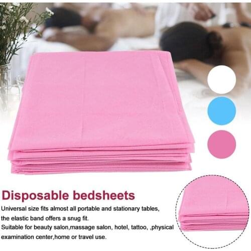 10Pcs 175X75cm Disposable Medical Non-woven Fabric Beauty Massage Bed Cover Sheets Massage Table Sheet Bedspread For Beauty Shop