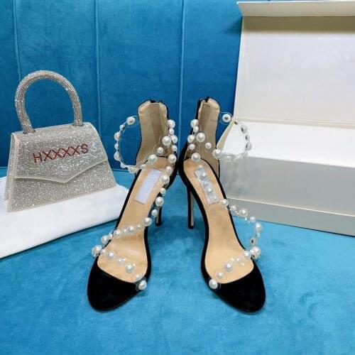 Casual Designer Women Sandals Black Genuine Leather Wrap Strappy High Heel Slingback Stiletto Stripper Sandalias mujeres Zapatos