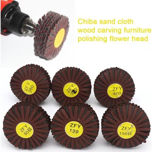 High quality Sanding Cloth Wood Furniture Polishing Wheel sandpaper disc Rotary Power Tool Woodworking Grinding Head Wheel