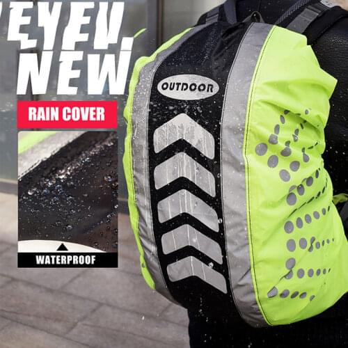 Reflective 20-55L Waterproof Bag Rain Cover Backpack Cover Outdoor Travel Camping Dustproof Rainproof Covers Cycling Backpack