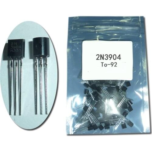 100pcs/lot 2n3904 to92 power transistor NPN assortment transistor set 3904 TO-92 DIP transistor switch 0.2A 40v transistor kit